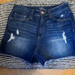 E7: TIME AND TRU: SIZE 14 HIGH RISE WOMEN SHORTS